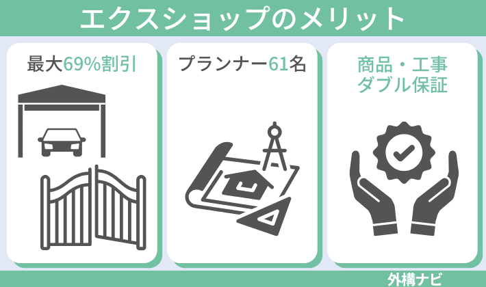 エクスショップのメリット