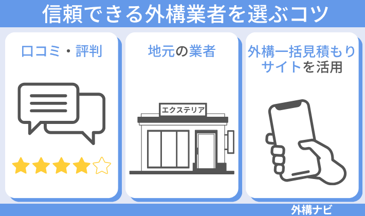 信頼できる外構業者を選ぶコツ
