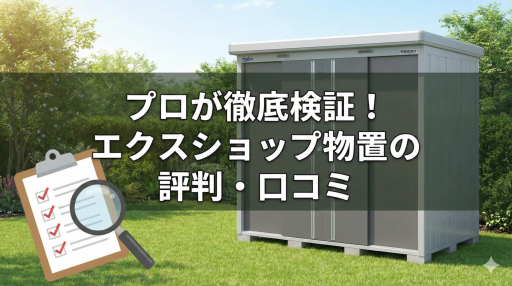 エクスショップの物置の評判・口コミ