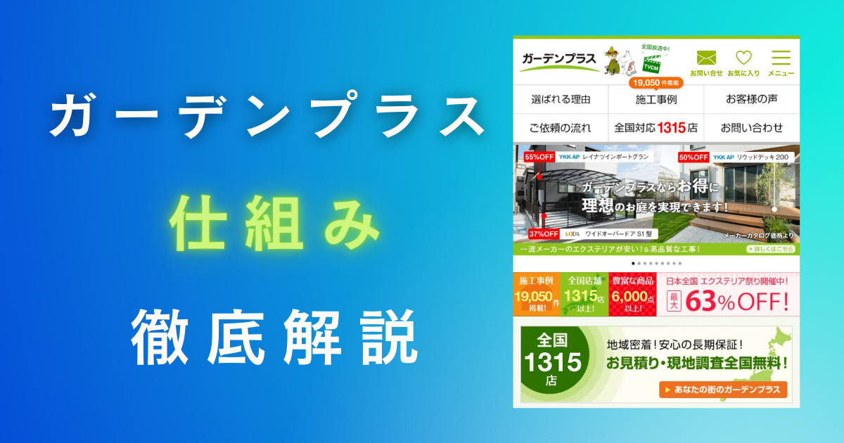 ガーデンプラスの仕組みを徹底解説